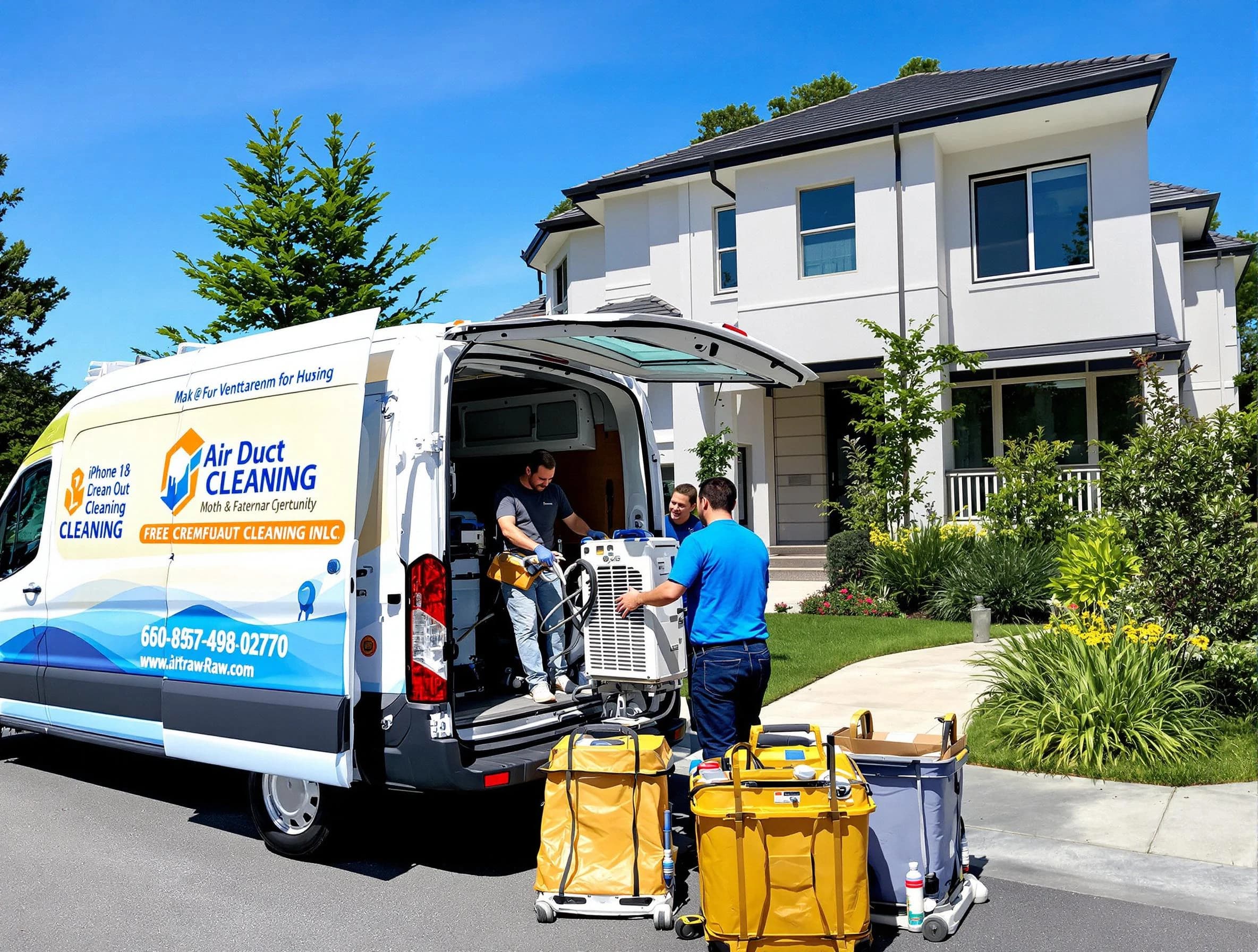 Dacula Air Duct Cleaning technician performing professional air duct cleaning in Dacula