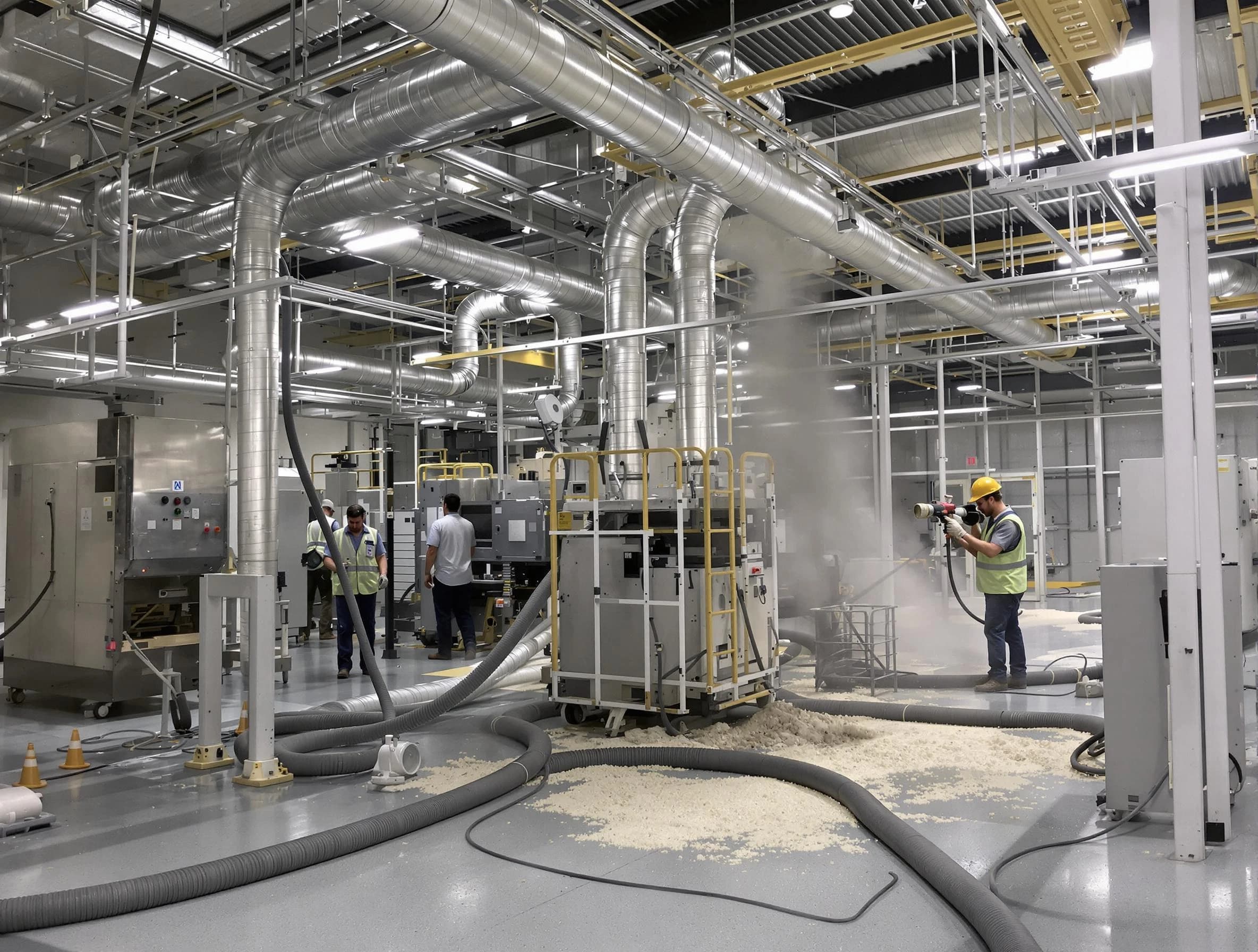 Heavy-duty industrial duct cleaning by Dacula Air Duct Cleaning in Dacula