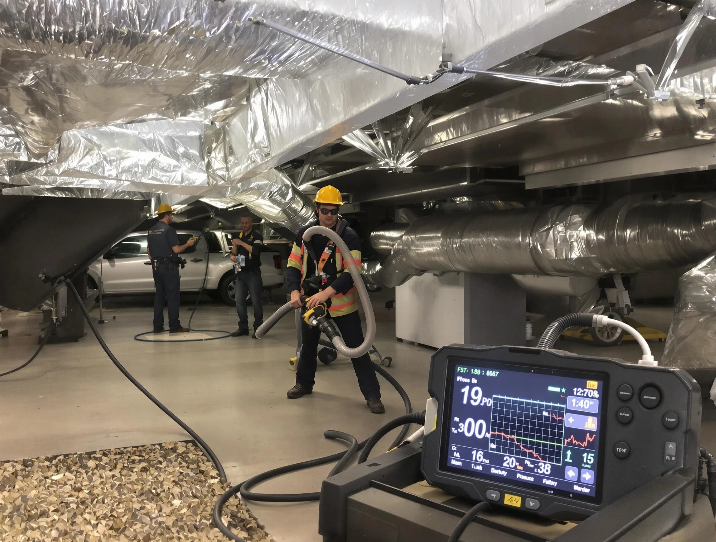 Professional negative pressure duct cleaning by Dacula Air Duct Cleaning in Dacula