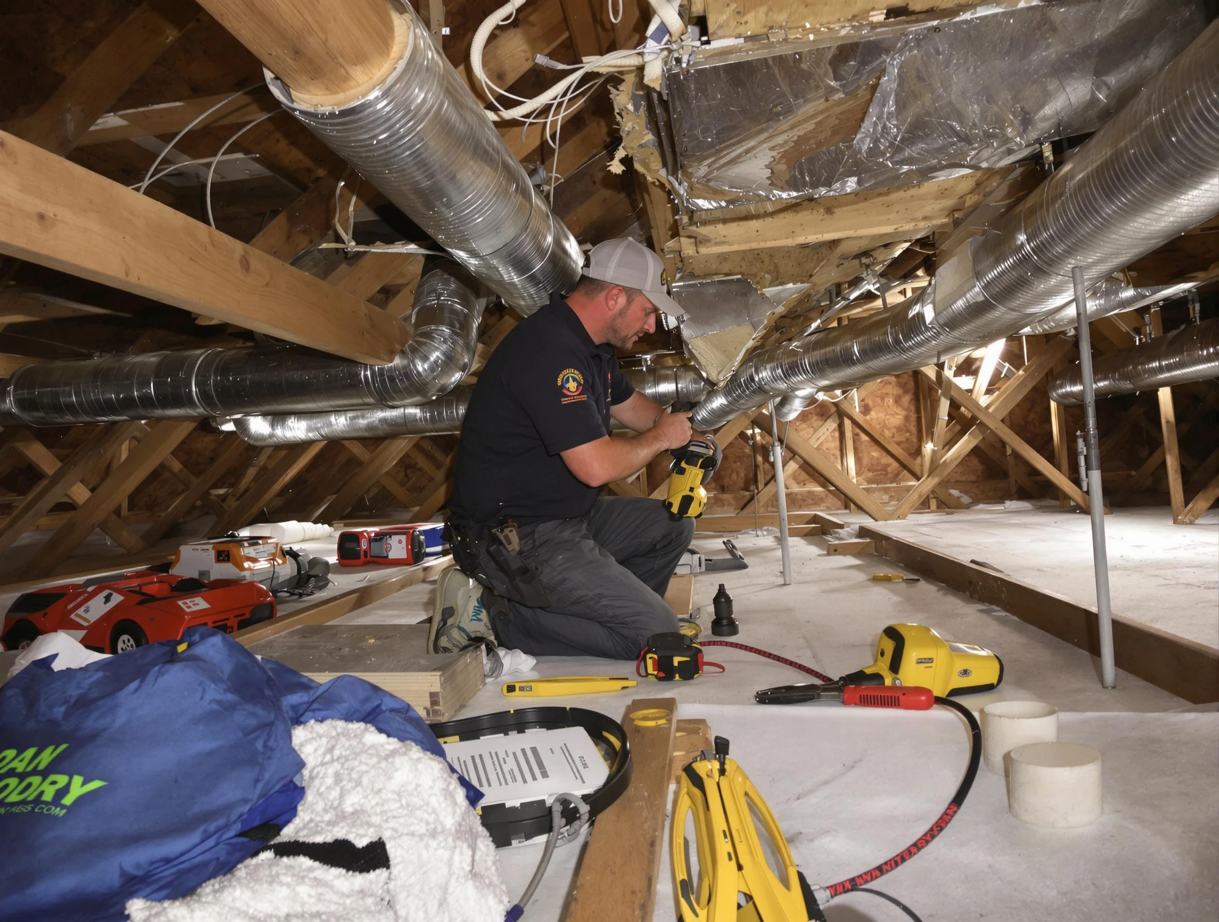 Professional air duct repair by Dacula Air Duct Cleaning in Dacula