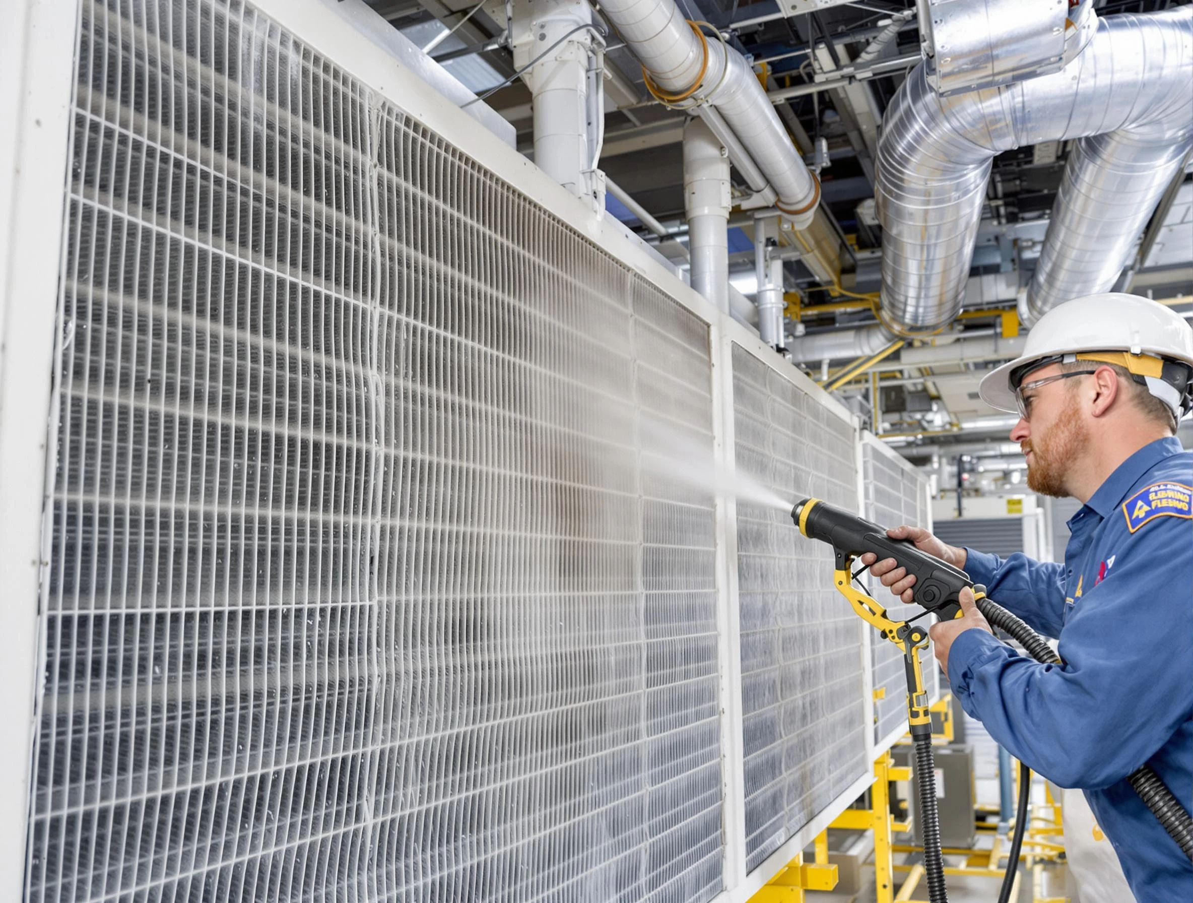 Professional commercial coil cleaning by Dacula Air Duct Cleaning in Dacula